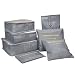 Packing Cubes-Multi-Functional Luggage Organizer Travel Packing Cubes Bags Travel Storage Bags with Shoe Bag 7Pcs