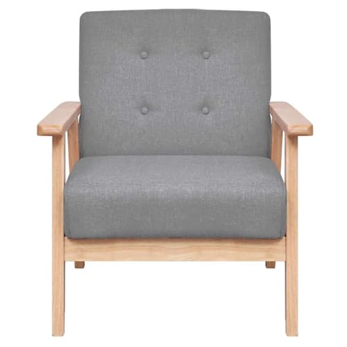 Juego de sofá retro de 2 piezas para un salón acogedor con acolchado cómodo de tela 7