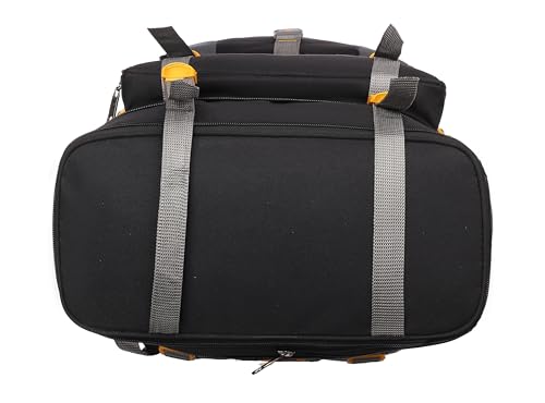 Image of 60L Heavy Duty Hiking & Trekking Rucksack Bag | Waterproof Travel Backpack with Adjustable Compression Buckles for Men & Women | Camping, Outdoor & Sports Bag (Navy Blue) (Black)