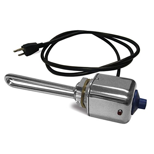 UltraSource - 505511 Stainless Steel Heating Element w/ Dial, 1000 W