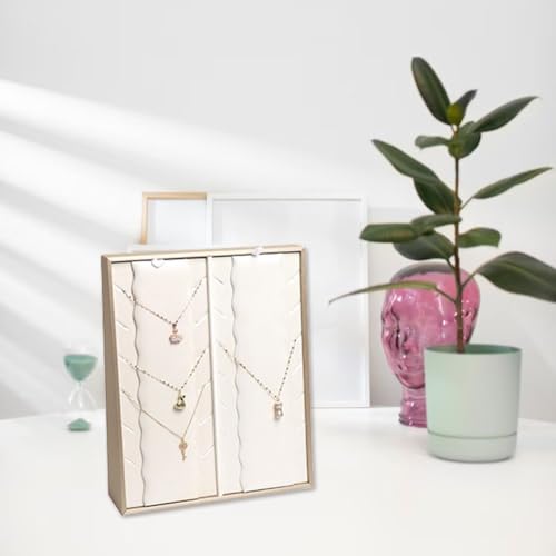 Panneau d'affichage de bracelet et colliers avec support en velours - 5