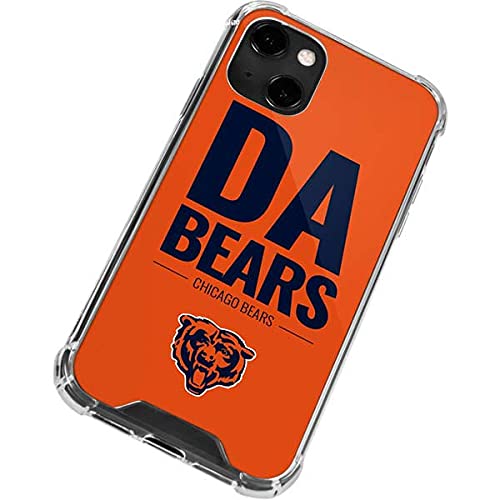 Skinit Clear Phone Case Compatible with iPhone 13 - Officially Licensed NFL Chicago Bears Team Motto Design