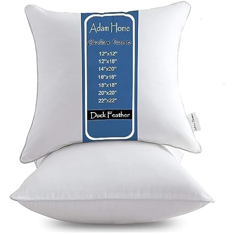 Adam Home Duck Feather Cushion Inserts 40cm Cover