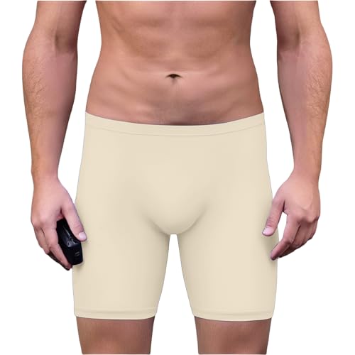 Men's Underwear Underwear Sports Breathable Waist Solid Color Boxer Briefs