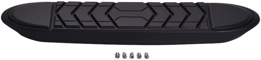 TrailFX WSP009KIT Nerf Bar Pad Replacement, for 5 Inch TrailFX Oval Straight Bars, Black Plastic Step Pad, Installation Clips Included