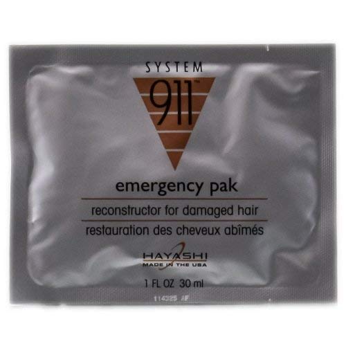 HayashiSystem 911 Emergency Pak Reconstructor for Damaged Hair 1oz