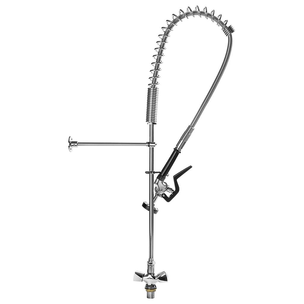 Robinet gastronomique en acier inoxydable et laiton au design robuste