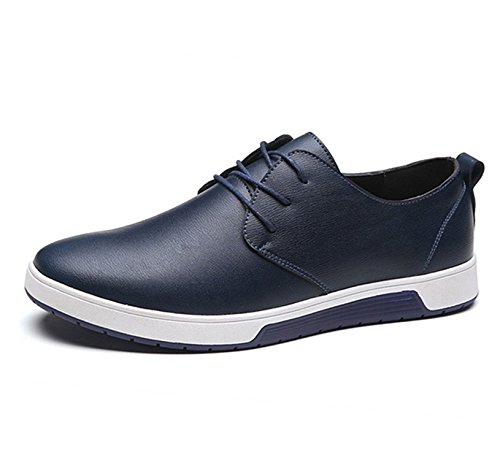 Image of ZZHAP Men's Casual Oxford Shoes Breathable Flat Fashion Sneakers