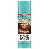 L'Oréal Paris Ansatz-Kaschierspray für stufenlose und natürliche Übergänge, Kaschiert Ansätze bis zur nächsten Haarwäsche, Magic Retouch, Rot bis Braun, 1 x 90 ml