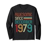 Photo Gallery 43 years old awesome since december 1979 43rd birthday gifts maglia a manica Photo Gallery 43 years old awesome since december 1979 43rd birthday gifts maglia a manica