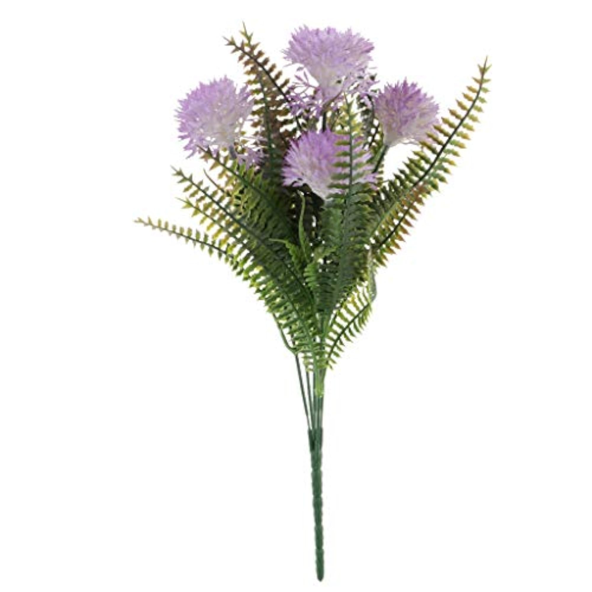Artificial 5-Head Onion Flower Persian Leaves Grass Home Decor