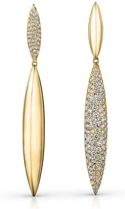 HUEB Tribal 18K Yellow Gold Earrings