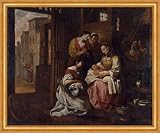  Kunstdruck Birth of Saint Francis Antoni Viladomat Religion Biblia B A2 00622