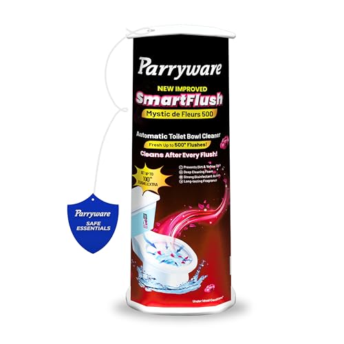 Image of Parryware SmartFlush Mystic de Fleurs 500 - Automatic Toilet Bowl Cleaner upto 500* flushes - 180g (Pack of 1)