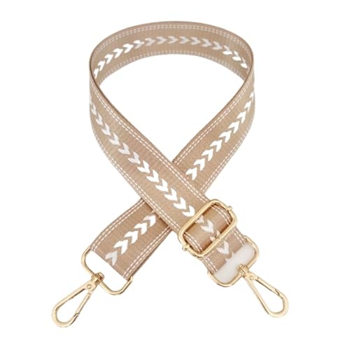 Sangle de sac à bandoulière en nylon robuste large et ajustable - Set de 2 Kaki - 2