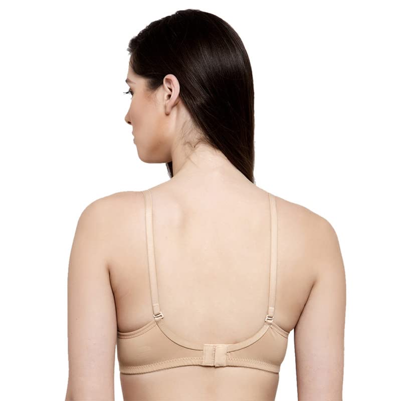 Image of Groversons Paris Beauty Women's Padded, Non-Wired, Seamless T-Shirt Bra (BR184)