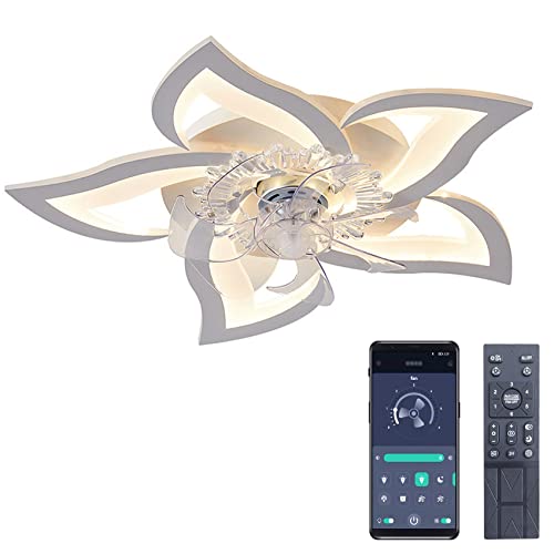 Bois Ventilateur De Plafond Avec Télécommande Avec LED Lumiere 132cm 6 Vitesses 2 Sens De Rotation Ultra Silencieux Moteur Cc Gris 82132074