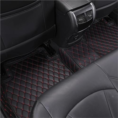 Tapis de sol en cuir sur mesure Civic X 10 finition luxe bleu - 4