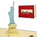 Produktbild LINPOPUP®, LIN17185, Pop Up 3D Karte, Glückwunschkarte, Reisegutschein, Städtereise New York, Pop Up Karte Amerika, Freiheitsstatue, N186