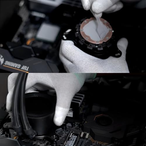 Image of ATOMDOTS C18 Thermal Paste 2g with Spatula - 18 W /m.K High Conductivity Ceramic Paste for CPU GPU | Non-Conductive, Non-Capacitive Thermal Compound for Gaming PC, PS5, Xbox | Subzero Overclocking