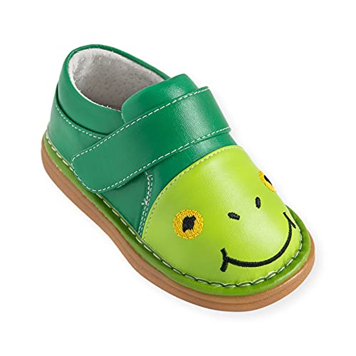 Wee Squeak Toddler Squeaky Shoes Fritz The Frog Size 5 Green
