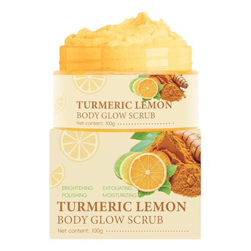 Body Scrub, Exfoliante de Pies 100g, Pulidor Iluminador, Limpiador Corporal para Manos Rostro Axilas Pies en Ducha y Spa en Casa