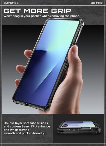 Image of SUPCASE for Samsung Galaxy Z Flip 7 Case with Built-in Kickstand, Black