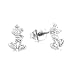 Disney Couture Boucles d'oreilles clous Mickey Mouse en plaqué argent