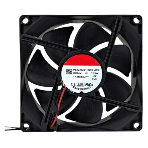 PE92252B1-000C-A99 24V 5,28W ventilateur 9225 avec raccordement deux fils