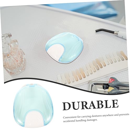 PLAFOPE 2 Pçs Dentes Falsos Caso Retentor Ao Ar Livre Caso De Dentadura Fornecimento De Dentadura Ca