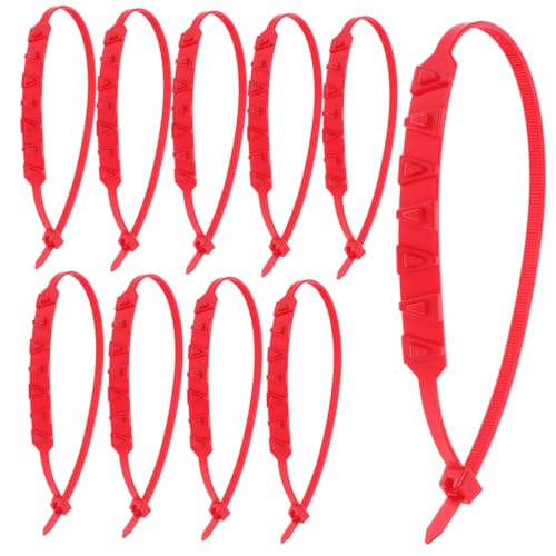 STOBAZA Wide Application Snow Tire Chains 10pcs Nylon Wheel Tire Belts for Bikes Scooters