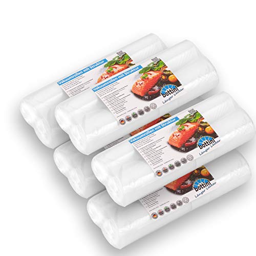 10 x BOTTINI Vakuumrollen goffriert 25 x 600 cm Cover