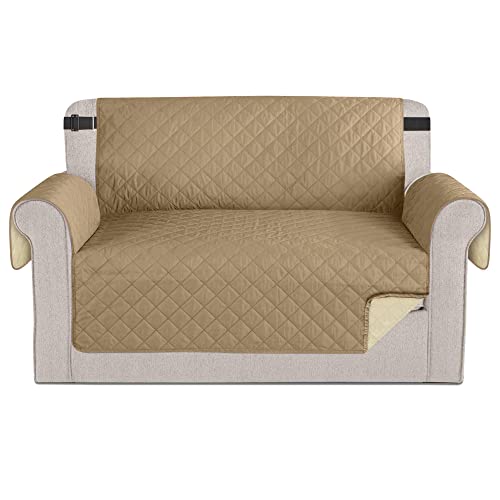 Time to Sparkle 1Pack Sofa Cover 2 seater Sofa Slipcover Reversible Sofa Cover Water Resistant Couch Cover with Foam Sticks Elastic Straps Furniture Protector for Kids Dogs