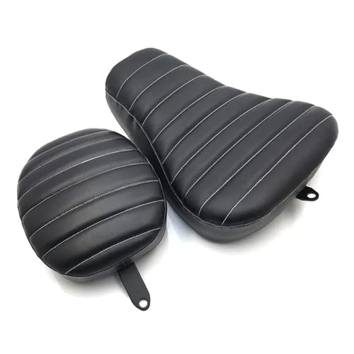Selle Moto Selle Conducteur Passager 1 Set C pour Motocyclette Harley XL883 XL1200 2004-2019