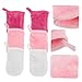 FRCOLOR 12pcs Microfiber Makeup Remover Gloves Super Exfoliating Face Cleansing Mitts for Easy Makeup Removal Skin-Friendly Travel Cosmetic Tool