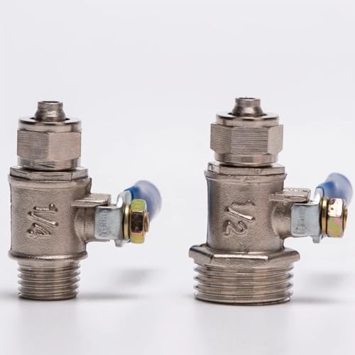 Válvula de bola recta de cobre DN15 10mm miniinterruptor galvanizado 4