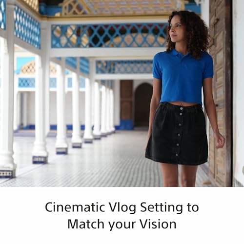 Image of Sony Alpha ZV-E10M2K 26 MP Interchangeable Lens Mirrorless Vlog Camera for Creators (16-50mm Power Zoom Lens) | APS-C Sensor | 4K 60p with 10bit 4:2:2 Recording - (White)