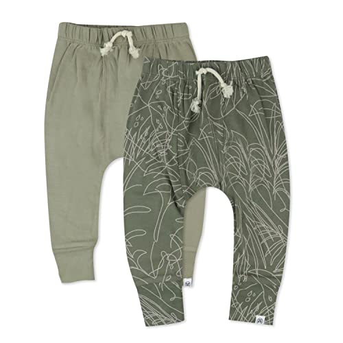Image of HonestBaby Multipack Honest Pants Joggers Pull on Organic Cotton for Infant Baby and Toddler, Boys, Girls, Unisex (Legacy)
