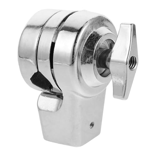 Universal Silver Cymbal Holder Clamp Drum Stand Mount Drum Rack Connection Hardware for Professional Percussion Accessories