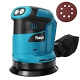 5 Inch Cordless Orbital Sander for Makita 18v Battery,Brushless Motor 6 Variable Speed Orbital Hand Sander with Dust Collector for Woodworking Sanding and Polishing(Tool Only)