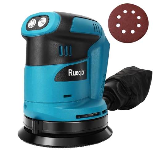 5 Inch Cordless Orbital Sander for Makita 18v Battery,Brushless Motor 6 Variable Speed Orbital Hand Sander with Dust Collector for Woodworking Sanding and Polishing(Tool Only)