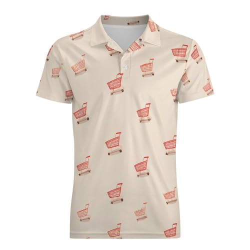 Boys' Classic Polo Shirts Short Sleeve Moisture-Wicking Golf & Tennis Shirts for Youth Teens Cute Shopping Cart4