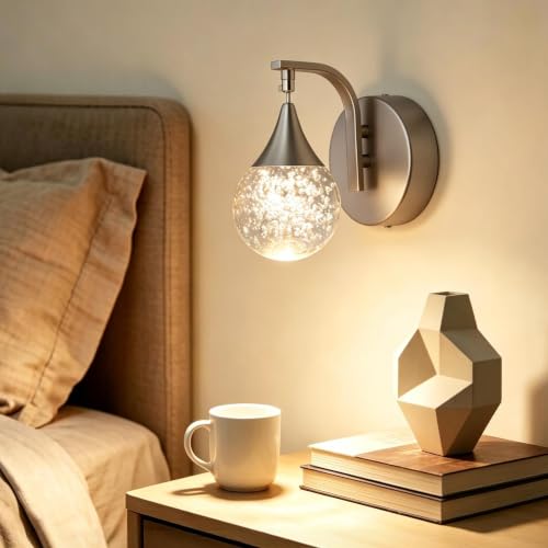 Crystal Bubble LED Wall Sconce, Modern Wall Lights For Bedroom Living Room by Sedelan - Used condition - Image 4