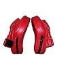 Guon-Wuvl-Sports-Boxing-Curved-Focus-Leather-Focus-Boxing-Gloves-Mitts-for-Training-Pair-for-Women-and-Men-MMA-Kickboxing-Muay-Thai-Sparring Sports Boxing Curved Focus Leather Focus Boxing Gloves Mitts for Training Pair for Women and Men MMA, Kickboxing, Muay Thai Sparring (Red)