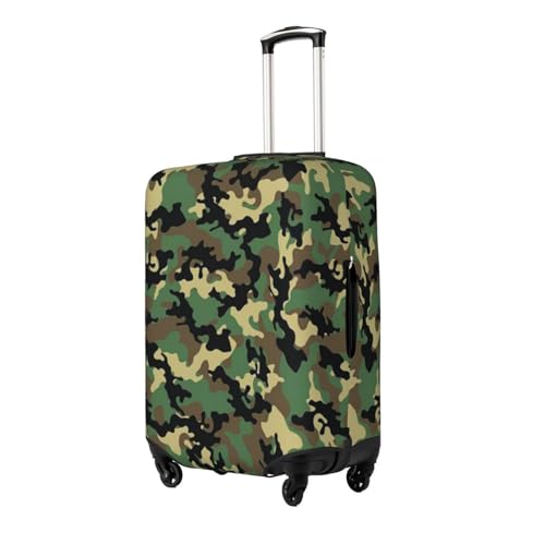 Camo Print Suitcase Cover Luggage Protector Washable Elastic Fashionable Travel Gear Cover2