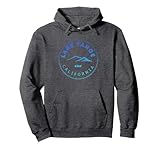 Lake Tahoe California Retro Mountain Pullover Hoodie Small