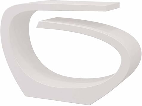 Console Table, Sofa Tables Narrow Long,Tall Metal Entryway Table with Modern Abstract Frame Design,Behind Couch Table,Display Table for Living Room, Hallway, Entrance, Foyer,White