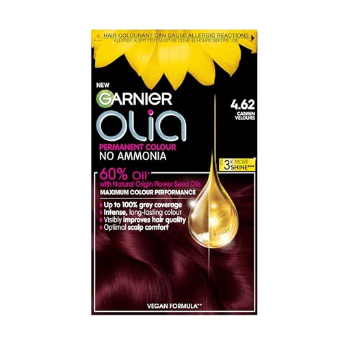 Garnier Olia Permanent Hair Dye 4.62 Dark Garnet Red
