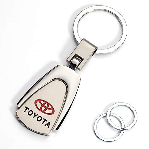 Qimuo Suit for Toyota Hatchback, Avalon, Camry, Prius,Avalon Corolla RAV4 Highlander Key Chain Keyring Family Present for Man and Woman