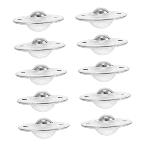 Générique - Générique 1 Ensemble 10 Pièces Roue De Boudine Billes De Transmission Roulement De Roue Roulement De Transfert à Billes Transferts De Balle Boule Pivotante Ceinture Acier Carbone Silver